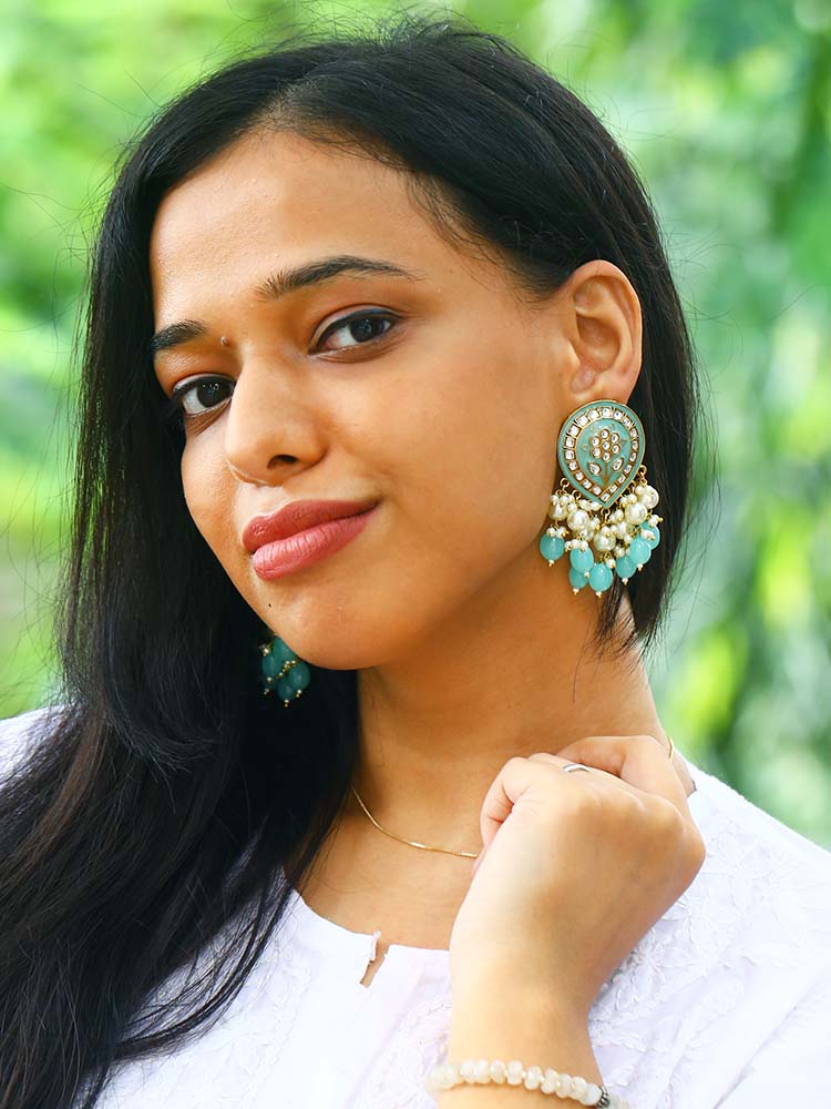 Turquoise Charmi Dangler Earrings