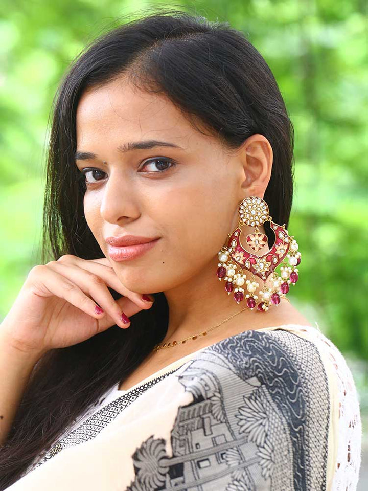 Wine Roohi Chandbalis - EOSS